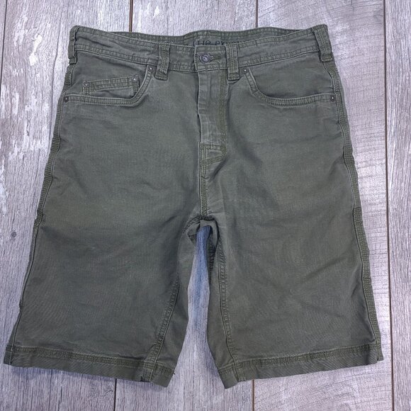 prAna Other - Prana Mens Bronson Shorts Size 32 Green Solid Outdoor Hiking 11" Stretch